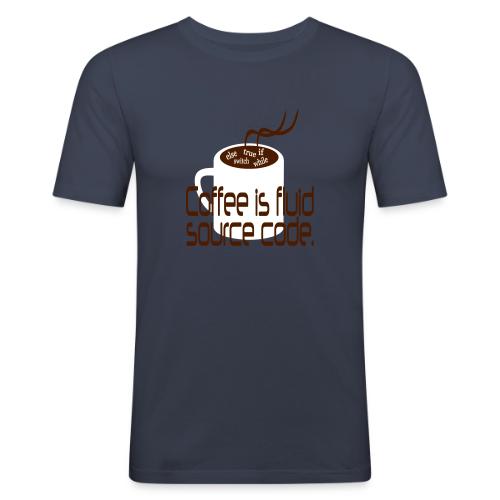 Coffee is source code - Männer Slim Fit T-Shirt