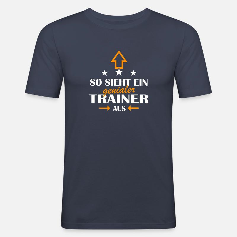 GENIALER Trainer - Männer Slim Fit T-Shirt - Navy