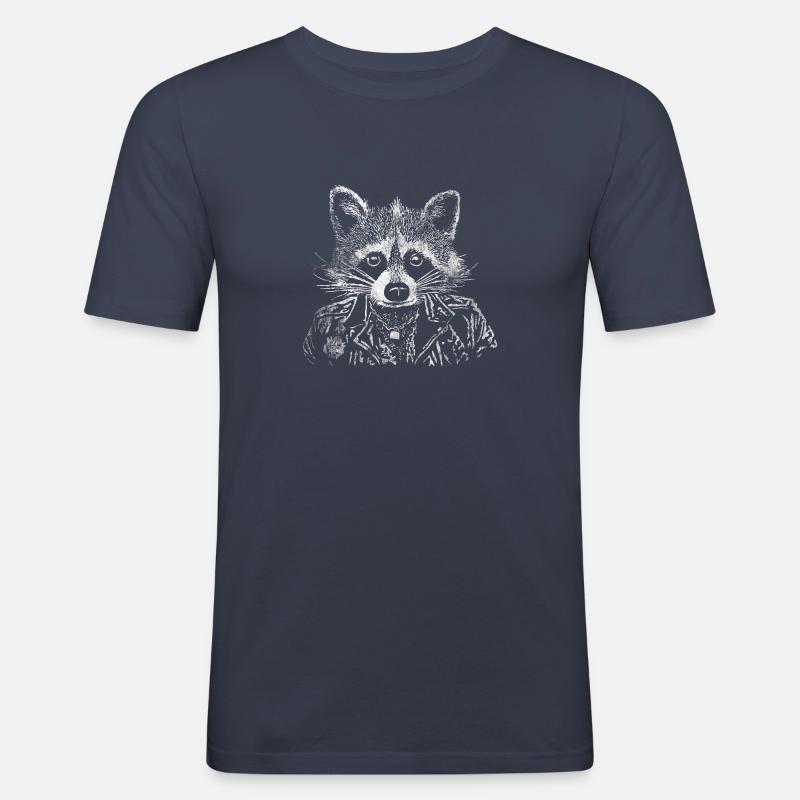 Sid - Men's Slim Fit T-Shirt - navy