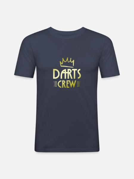 Darts Crew - Men's Slim Fit T-Shirt - navy
