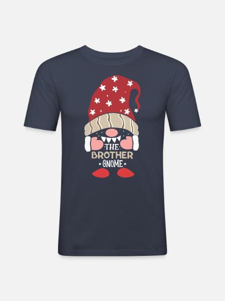 The Brother gnome. - Men's Slim Fit T-Shirt - navy