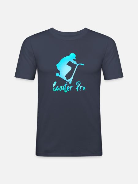 SCOOTER PRO SCOOTER - Männer Slim Fit T-Shirt - Navy