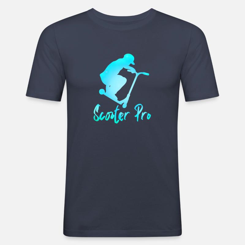 SCOOTER PRO SCOOTER - Männer Slim Fit T-Shirt - Navy