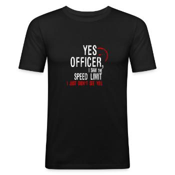 Car Guy Shirt Car Enthusiast Gift Gift For Car - Männer Slim Fit T-Shirt - Schwarz - Vorne - Nik (191cm)