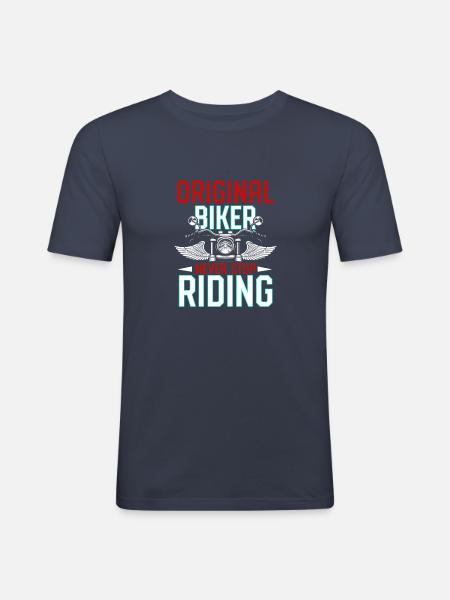 Rider - Männer Slim Fit T-Shirt - Navy