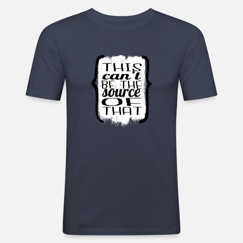 programming language - Männer Slim Fit T-Shirt - Navy