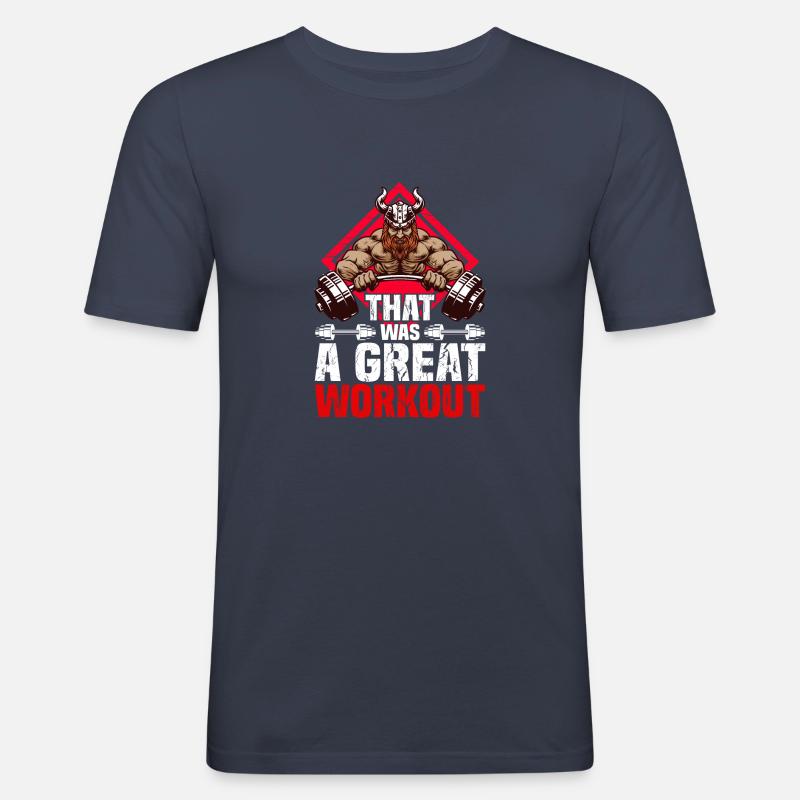 Das war ein coole Trainig - Männer Slim Fit T-Shirt - Navy