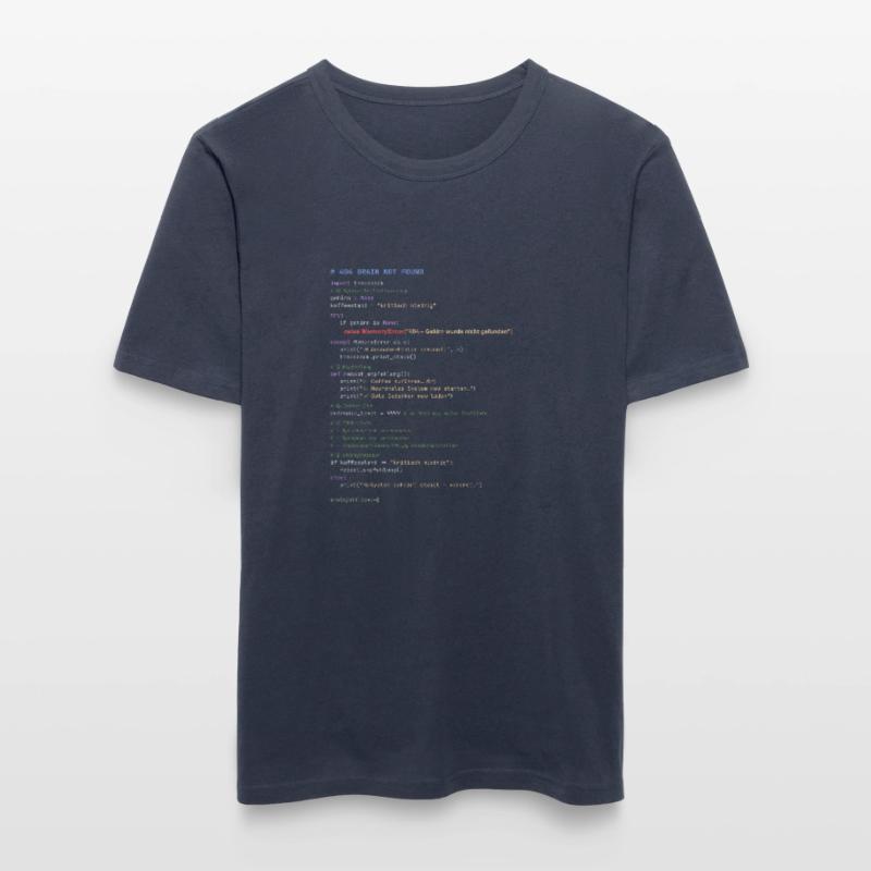 404 Cerveau introuvable Code Python T-shirt près du corps Homme