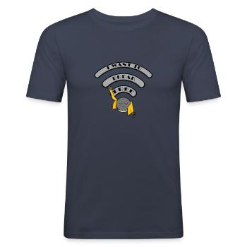 Mercury WIFI - I want to break free - Männer Slim Fit T-Shirt - Navy - Vorne - Nik (191cm)