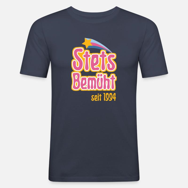 Stets Bemüht seit 1994 - Männer Slim Fit T-Shirt - Navy