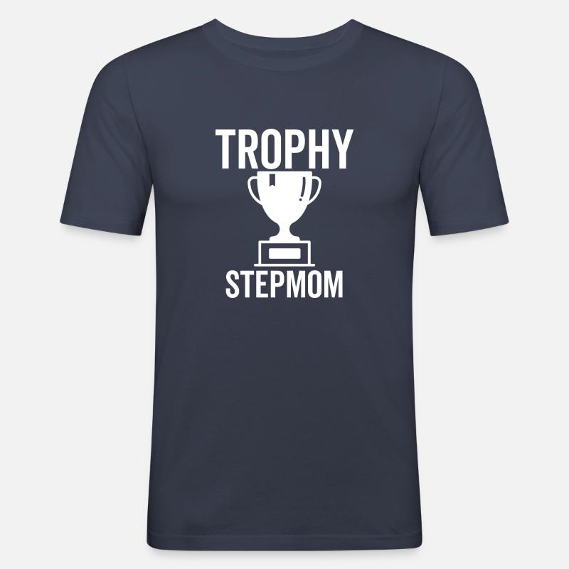Trophäe Stiefmutter - Männer Slim Fit T-Shirt - Navy