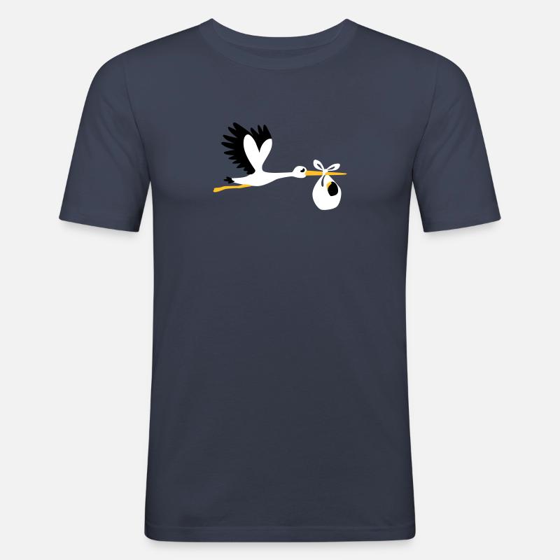 Storch - Männer Slim Fit T-Shirt - Navy