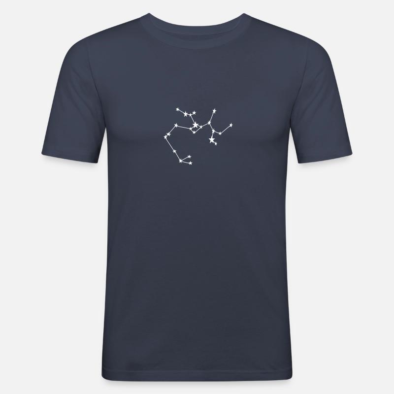 Sagittarius zodiac - Men's Slim Fit T-Shirt - navy