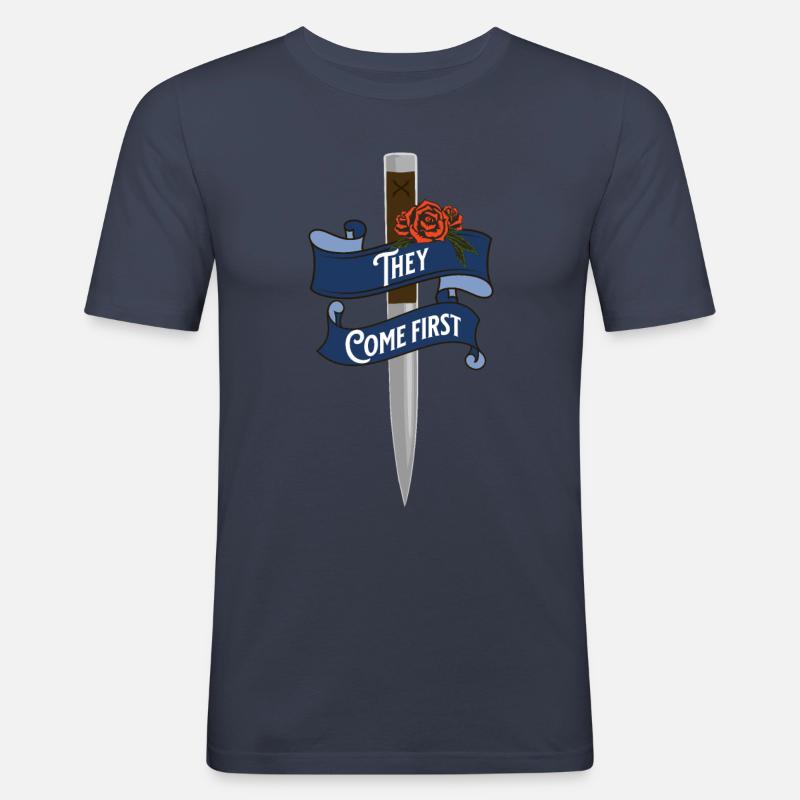 Vampire Academy - Männer Slim Fit T-Shirt - Navy