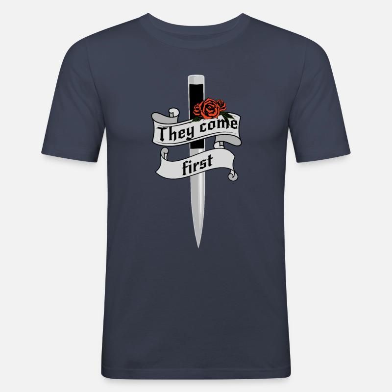 Vampire Academy - Männer Slim Fit T-Shirt - Navy