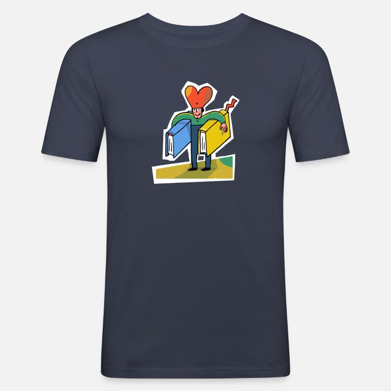 Buchhändler - Männer Slim Fit T-Shirt - Navy