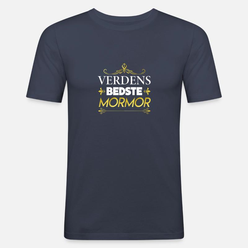 Die beste Großmutter der Welt - Männer Slim Fit T-Shirt - Navy