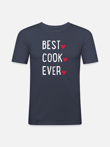 Koch - T-shirt près du corps Homme - bleu marine