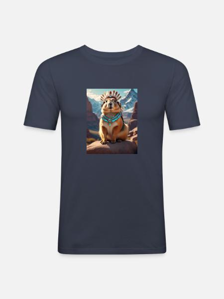 Marmot Warrior - Men's Slim Fit T-Shirt - navy