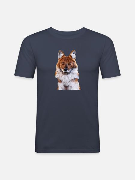 jackal - Men's Slim Fit T-Shirt - navy