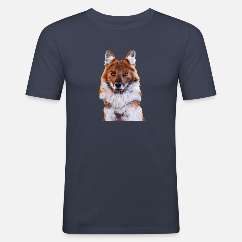 jackal - Men's Slim Fit T-Shirt - navy