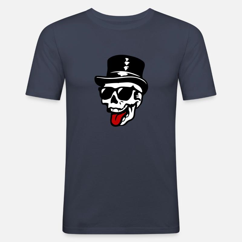 Bräutigam Skelett - Männer Slim Fit T-Shirt - Navy