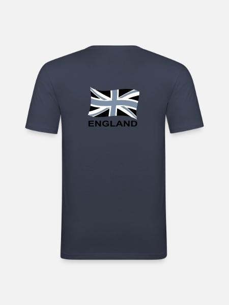 drapeau anglais 2 - T-shirt près du corps Homme - bleu marine