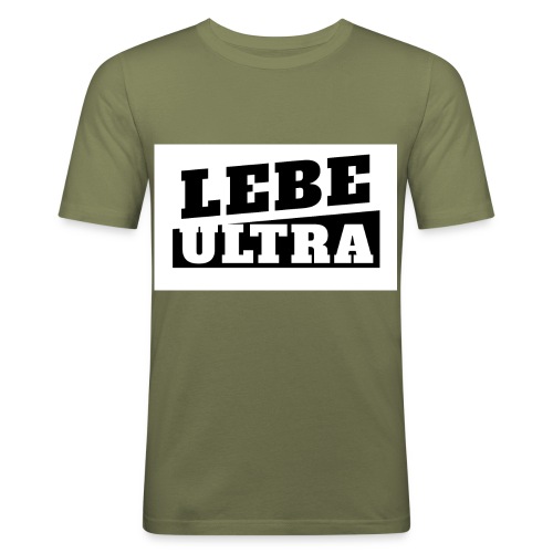 ultras2b w jpg - Männer Slim Fit T-Shirt