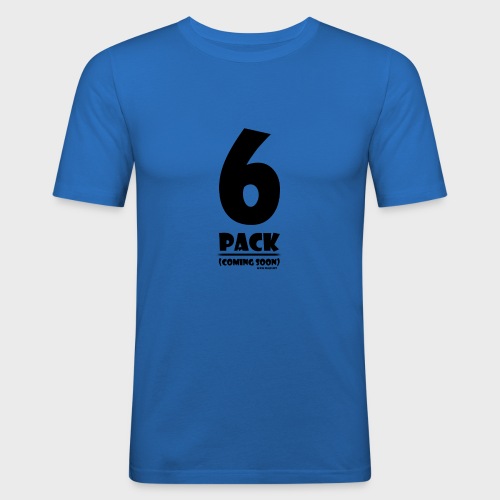 6 Pack - Männer Slim Fit T-Shirt