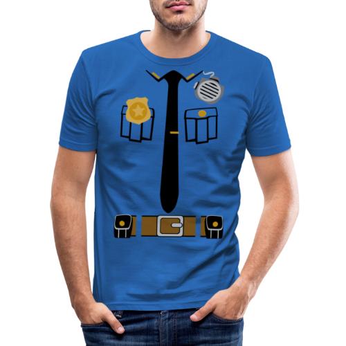 Police Patrol Costume - Men's Slim Fit T-Shirt