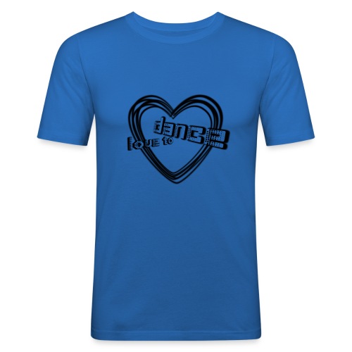elsker at danse | Dance T-shirts - Herre Slim Fit T-Shirt
