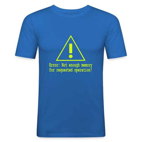 Error Nerd - Männer Slim Fit T-Shirt