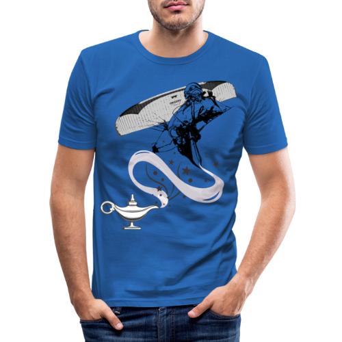 Magisk lampe paragliding flyvning - Herre Slim Fit T-Shirt