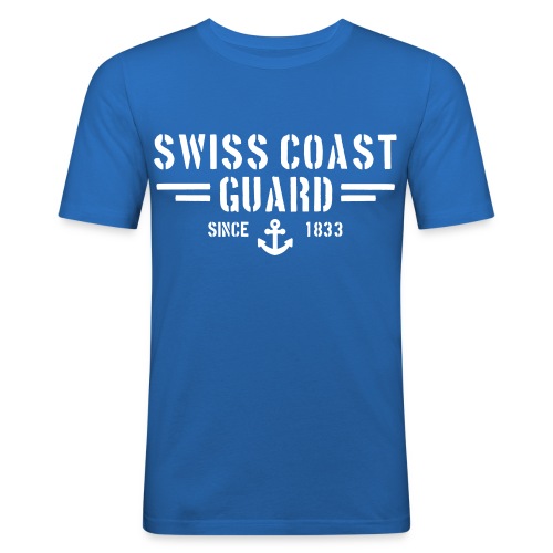 Swiss Coast Guard - Mannen slim fit T-shirt