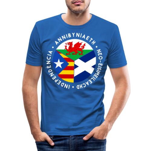 Welsh, Scottish, Catalan Independence Solidarity - Men's Slim Fit T-Shirt
