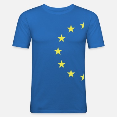Oefening Bestudeer Knipperen halbe Europa Flagge' Männer T-Shirt | Spreadshirt