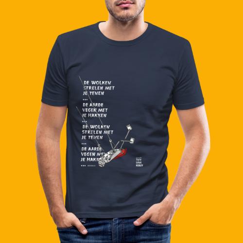 Dat Robot Schommel - Mannen slim fit T-shirt