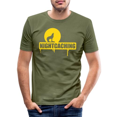 nightcaching / 1 color - Männer Slim Fit T-Shirt