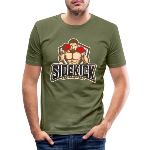 Sidekick Kickboxer - Männer Slim Fit T-Shirt