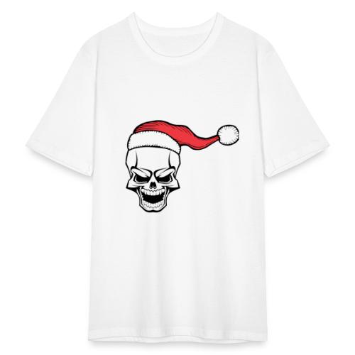 Weihnachten Xmas Totenkopf - Männer Slim Fit T-Shirt