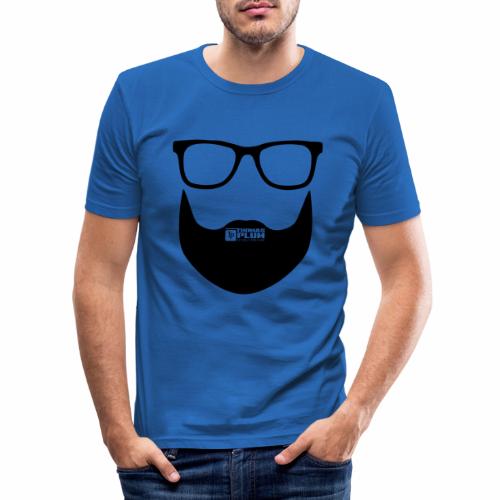 Plum Bart Schwarz - Männer Slim Fit T-Shirt