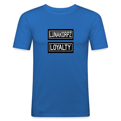 LOYALTY - Mannen slim fit T-shirt