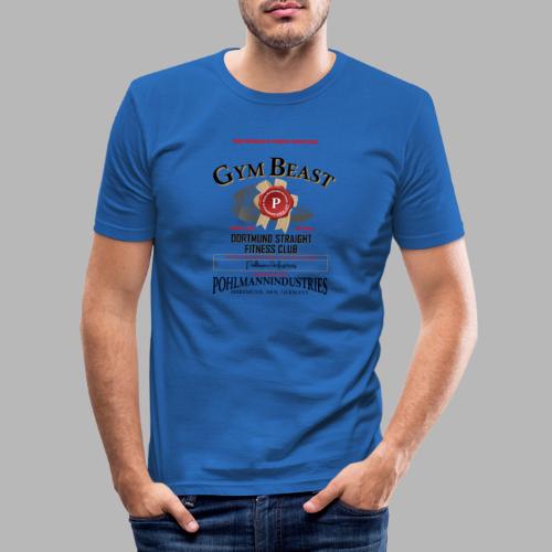 GYM BEAST - Männer Slim Fit T-Shirt