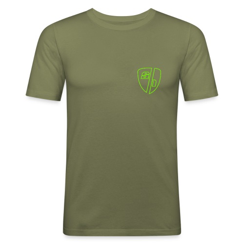 signet grün - Männer Slim Fit T-Shirt