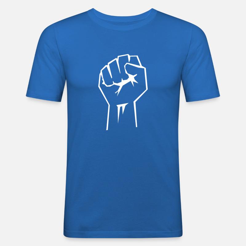 Faust 2 - Männer Slim Fit T-Shirt - Königsblau