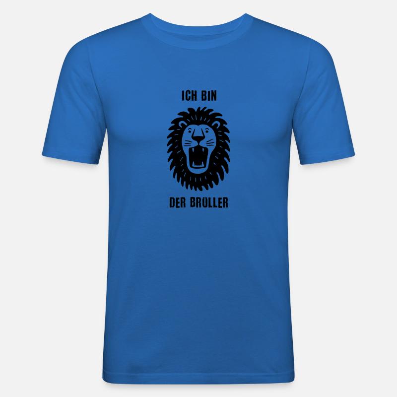 Ich bin der Brüller - Männer Slim Fit T-Shirt - Königsblau