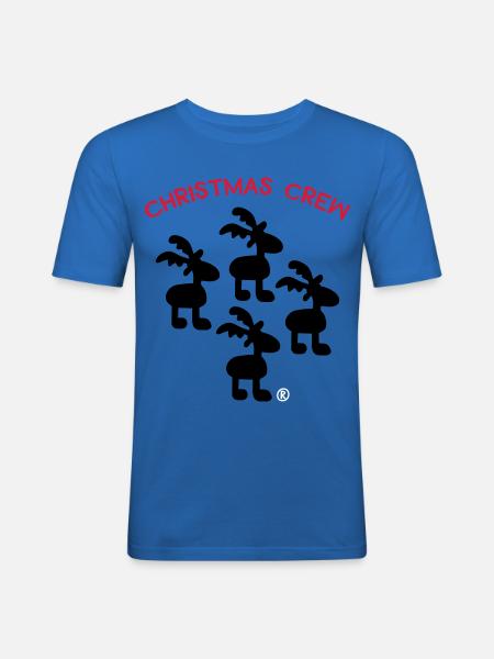 Christmas - Men's Slim Fit T-Shirt - royal blue