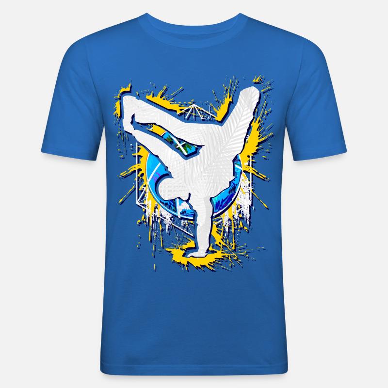 Breakdance - Breakdancer - Breakdancing - BBoy - Männer Slim Fit T-Shirt - Königsblau
