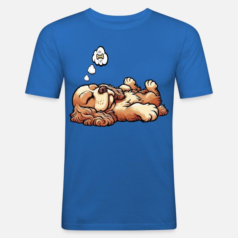 Cocker Spaniel Cockerhund Cocker Spaniel Besitzer - Männer Slim Fit T-Shirt - Königsblau