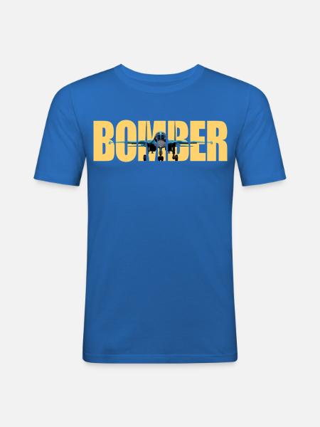 Bomber Su-34 - Men's Slim Fit T-Shirt - royal blue